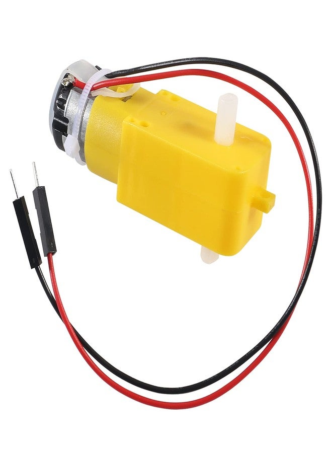ACEIRMC 8pcs TT DC Gearbox Motor Dual Shaft 3-6V Gear Motor 200RPM Ratio 1:48 Shaft Motor with 2.54mm Wire for Arduino Smart Car Robot - Image 5